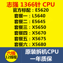 Intel Xeon E5620 L5640 L5640 X5670 X5675 X5680 X5680 1366 pin CPU