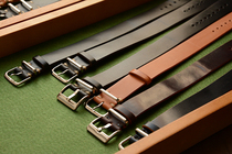 Hand NATO NATO Horween CXL vintage oil leather tanned black water ghost real leather zulu strap