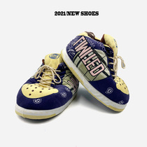 Winter lovers prank the aj cotton slippers dunk men and women bag heel warm home freaks wool slippers outdoor cotton shoes