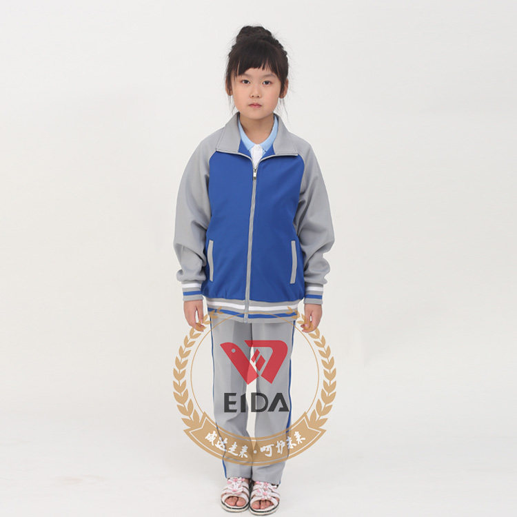 Weida Qingdao school uniform primary school spring and autumn style Jimo primary school autumn school uniform set