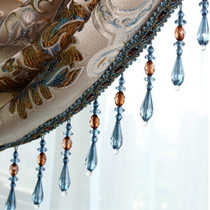 Upscale Crystal beads Curtains Lace hanging beads Hanging Ears Streaming Subuart Decorative Curtain Accessories Accessories