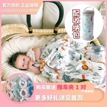Canada loulou lollipop newborn bamboo cotton spring and summer air-conditioned room baby gauze towel baby anti-jump