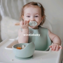 Canada Guli Pie Glitterspice Baby supplementary food bowl Baby silicone bowl Suction cup bowl tableware