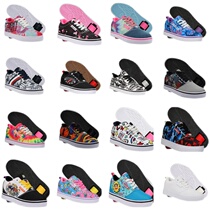 American HEELYS New Type Skies for Boy and Female Students and Childrens Adult Single Wheel Skali Sync Dual-Use Shoes