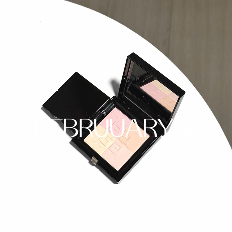 [in Stock] Same Style as Little Monkey! Givenchy New Version of the Celebrity Four-Square Powder Compact N03