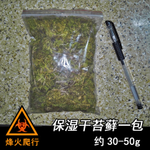 Crawler special moisturizing dry moss Dry sphagnum pa chong gang landscape Moss turtle hibernation packed for transport mat