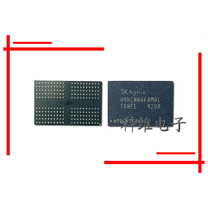Чип оперативной памяти H9HCNNNFAMALTR-NEE 200 ball 8G LPDDR4X со скоростью 4266 Мбит/с Изображение 1