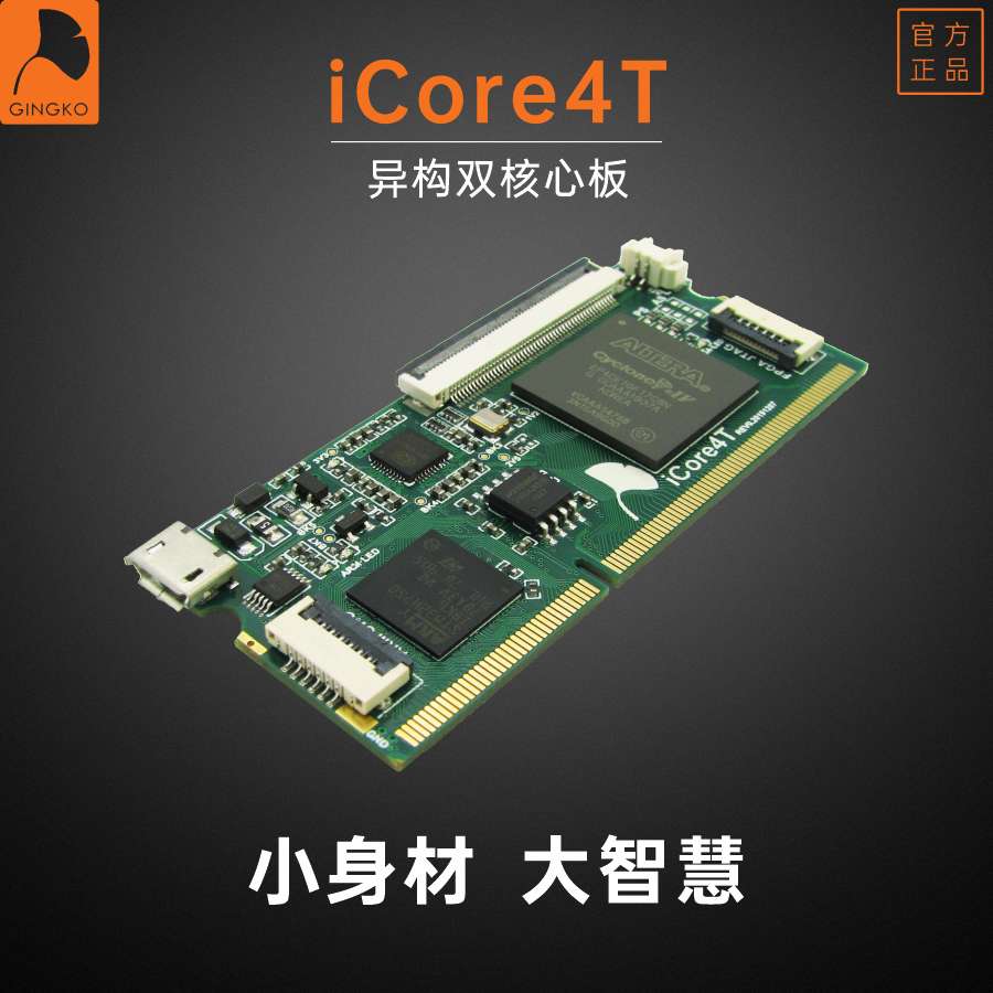 FPGA Development Board ARM STM32H750 EP4CE10 Development Board Dual Core iCore4T Ginkgo Technology