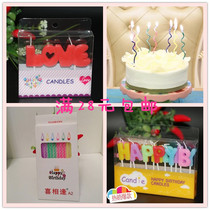 Export version I heart YOU English alphabet candle Birthday candle i love you I love you birthday gift