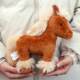 Doll pony ມ້າ simulated ຂອງເດັກນ້ອຍ