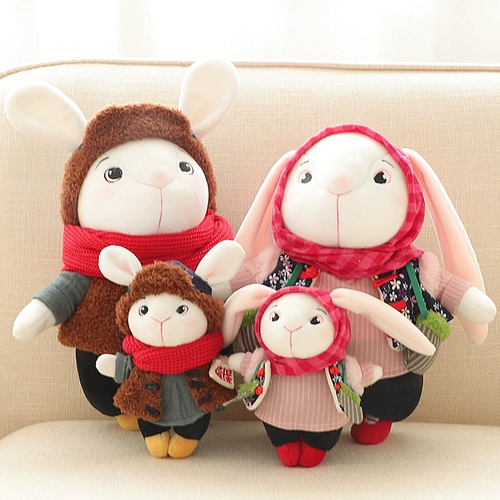 Кукла, плюшевый талисман, праздничнная игрушка, кролик, подвеска, год кролика, талисман года, подарок на день рождения