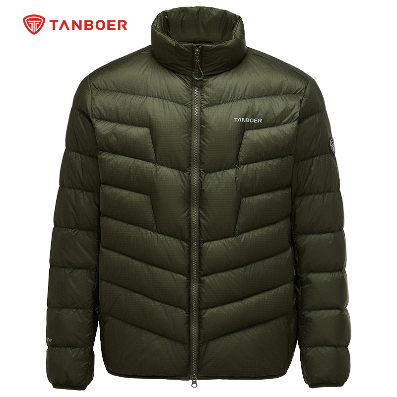 Tambor 2025 New Outdoor High-End Jacket with Lightweight, Ultra-Light, and Thin Goose down Ribbed down Jacket for Men