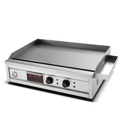 Teppanyaki iron plate equipment commercial electric grilled rice grilled squid grilled cold noodle pan steak frying machine scallion cake machine