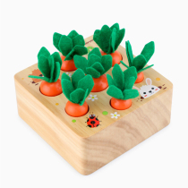 Mont Mengtai Shuiao Early teaching of turnip toys Wood Puzzle Games Fine Baby Children 1-23-year-old teaching aids