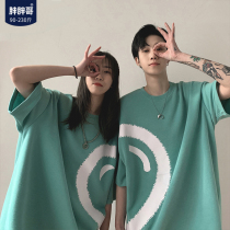 Summer Romance with short sleeves T-shirt Male 2022 slim fit currents Special Loose Big Code Tide Cards Halfsleeve Blouse
