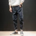 Mùa xuân 2019 quần jeans nam mới giản dị cộng với quần lửng ống rộng size rộng béo phiên bản Hàn Quốc của xu hướng quần nam quần sooc nam Cao bồi