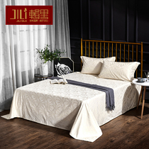 All cotton sheets in the album High density 100% cotton tatami white powder student dormitory Four Seasons universal sheet