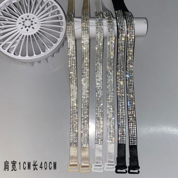 ເສື້ອຊັ້ນໃນສາຍ rhinestone ທີ່ມີ rhinestone elastic
