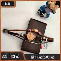 Spike Decorative Watch Cowhide Bracelet National Style Retro Multi-layer Cowhide Watch Simple Academic Fashion