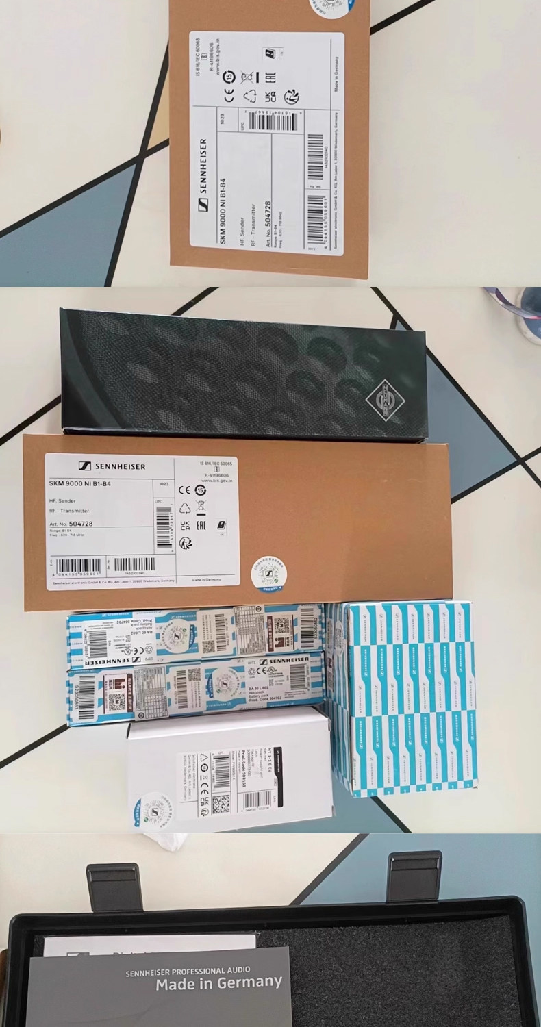 森海塞尔skm9000-EM6000-KK205高端手持无线直播录音电容麦话筒