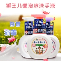Japans Lion King Lion foam plant cleaning and disinfection childrens special hand sanitizer bottle 250ml replace 450ml