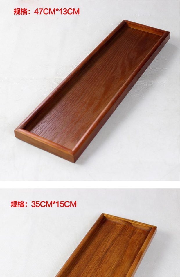 Sản phẩm mới khay tùy biến ẩm thực Hàn Quốc tấm đặc biệt tấm gỗ hình chữ nhật gia vị bình tấm phẳng Nhật Bản đĩa gỗ trang trí
