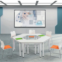 Multifunctional splicing combination student training table conference table long table smart classroom table changeable small table reception table