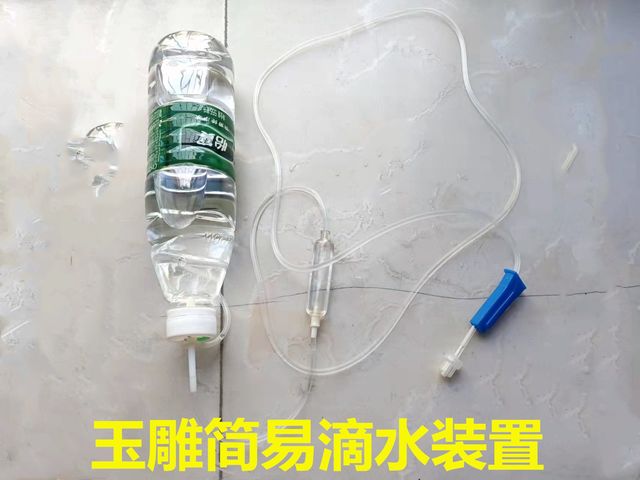 Cooling water pipes for jade carving, grinding and polishing can control flow, easy to install and simple antiques