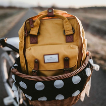 Anti-fake Hong Kong Doughnut all Lotte Doughnut doughnut double shoulder bag Backpack Tide Card Official Web Verification