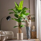 2026 Large-Scale Realistic Large-Leaf Banana Tree Indoor Decoration, Artificial Green Plant Landscaping, High-End Plant Fake Tree Ornament