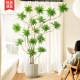 Simulated Green Plant Lily Bamboo Potted Plant Large Indoor Decorative Flower Ornament Living Room Floor-Standing Tree High-End Bionic Fake Plant