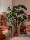 Artificial Monstera Plant for Living Room and Office, Bionic Indoor Plant Potted Ornament, Floor-Standing Decorative Fake Tree, Light Luxury