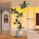 Artificial Green Plant Rubber Tree Fake Plant Living Room Light Luxury Artificial Flower Decorative Tree Indoor Large Potted Floor-Standing Ornament