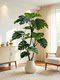 Artificial Green Plants, Large Indoor Monstera Fake Tree, High-End Luxury Office Decor, Fake Plant Floor-Standing Potted Ornament