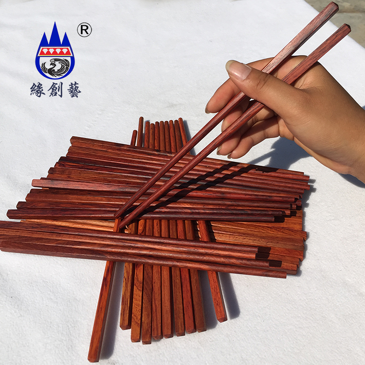 Red Wood Chopsticks Myanmar Acid Branch No lacquer healthy family with solid wood Anti-mouldy 10 Double chopstick cutlery special price