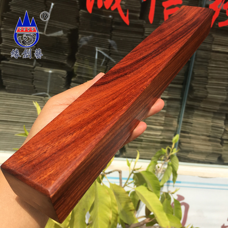 Mahogany town ruler Solid wood paperweight Myanmar pear whole wood One thing one picture blemish Special price Wenfang calligraphy and painting pressure ruler