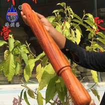 Red Wood Rolling Stick Myanmar Flowers Pear Natural One Figure Flowers Pear Water Corrugated Solid Wood Stick Whole Wood Rolling Stick