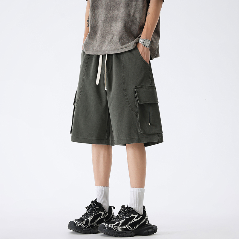Dapige Shorts Men's Summer 2025 New Outdoor Sports Casual Large Size Workwear Beach Five-Point Basketball Shorts