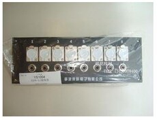 Аудио разъем 专业录音棚舞台八路8路墙插音频接口8通道卡农母大三芯6.5墙插