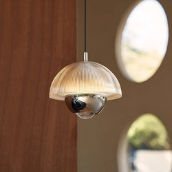 Linglan Chandelier Bedside Lamp Living Room Modern Art Creative Restaurant Bedroom Italian Round Table Light Learning Bud Chandelier