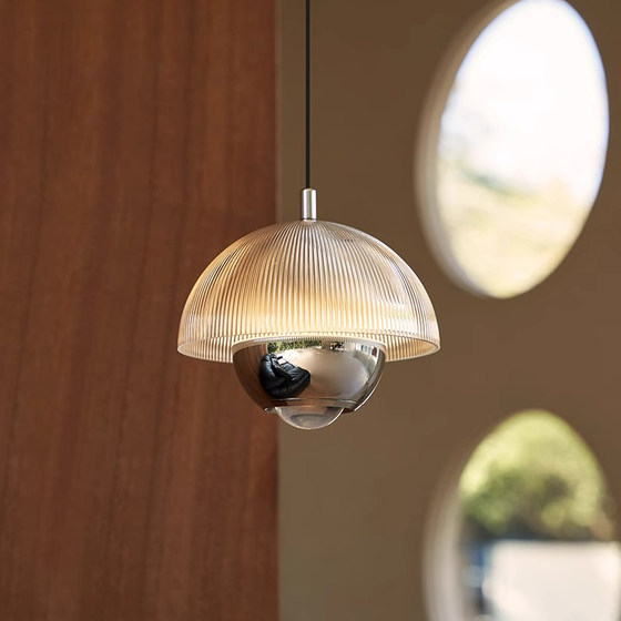 Linglan chandelier bedside lamp living room modern art creative dining room bedroom Italian round table lighting bud chandelier