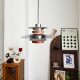 Italian Bauhaus medieval style dining table lamp designer creative island bar PH5 silver flying saucer restaurant chandelier