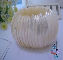 Full 28 yuan natural conch shell widened luminous bracelet width about 4cm