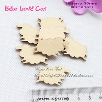 50 7cm cute little sheep wooden carving cutting lettering LOGO wish elevator creative wooden listing