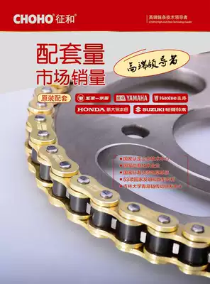 Moto250 gsx250 gw250 Zhenghe oil seal gold chain modification of the original front and rear large sprockets Non-imported