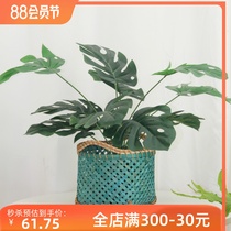 Vietnamese handmade bamboo baskets bamboo baskets woven flower baskets creative flower pots baskets decorative baskets plant flower utensils