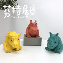 Creative resin animal ornaments Home decorations Nordic modern living room wine cabinet TV cabinet decoration soft decoration