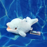 Морская детская синяя ткань, 18см, издает звуки