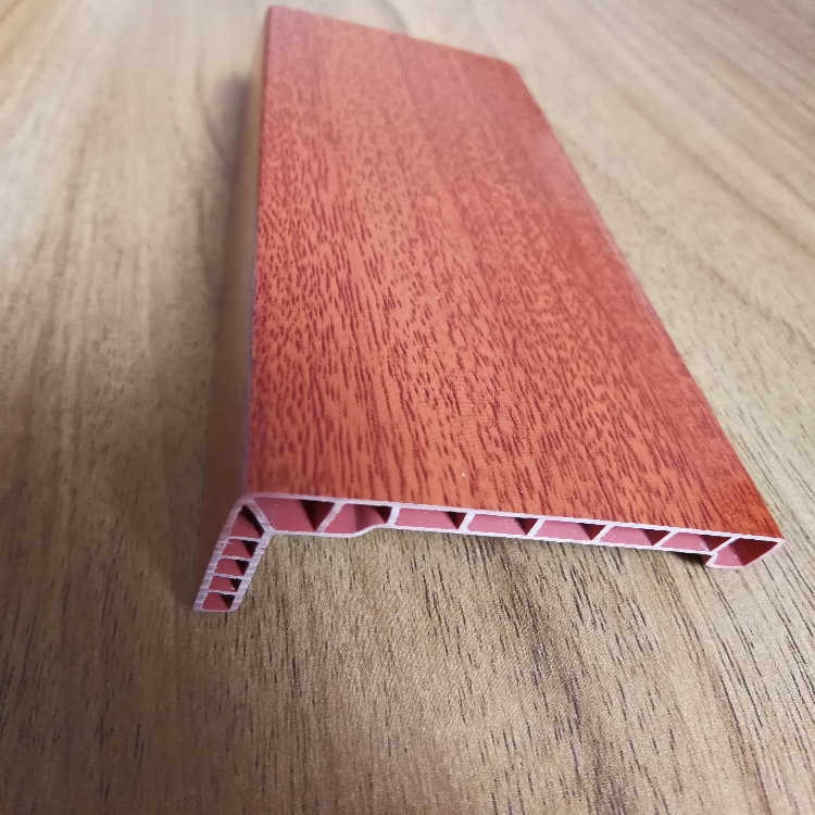 Coated plastic steel 6 cm flat seven decorative lines PVC line door cover line window cover line door frame line waist line high quality