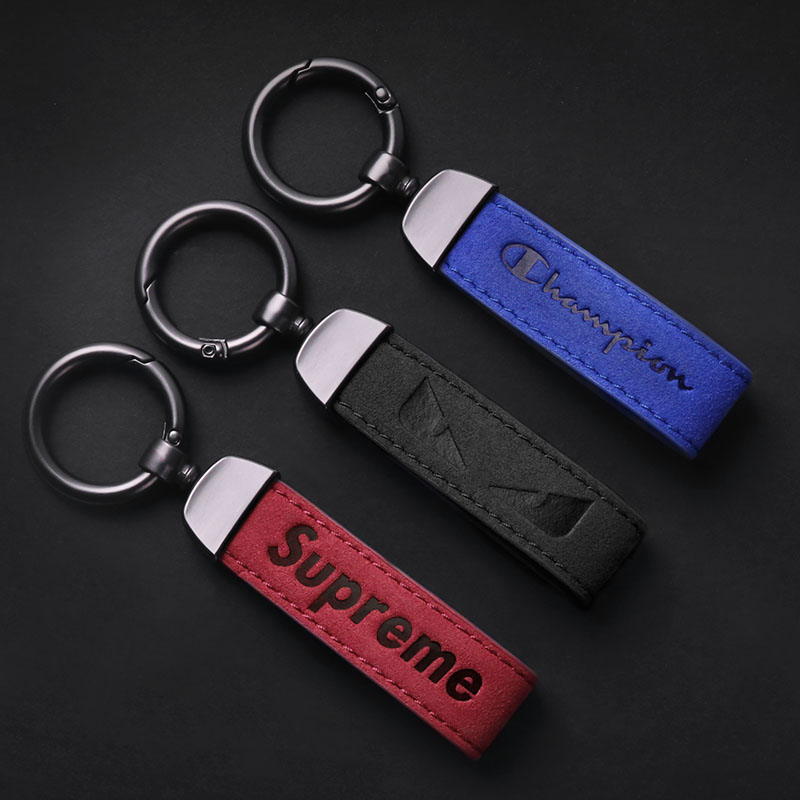Tidal flap fur car key buckle pendant male and female personality car key ring waist hanging buckle key chain South Korea